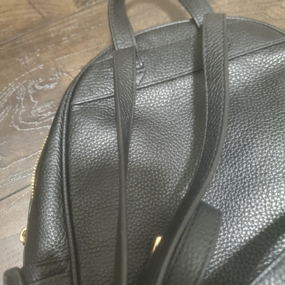 Michael Kors Medium Abbey Pebbled Leather Studded Backpack Bag
